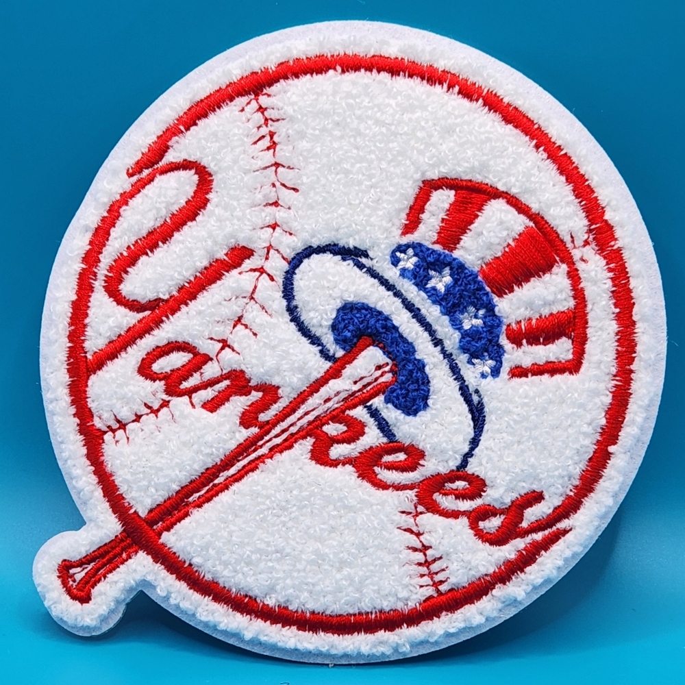 New York Yankees Chenille  5.5" Iron-on Patch